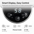 HIBREW G3 Coffee Grinder, 31 Levels of Accuracy Settings, Electric Burr Grinder for Espresso/Mocha/Drip Coffee/Pour Over