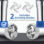 Electric Meat Grinder,3000 Max Heavy Duty Stainless Steel Meat Mincer with 2 Blades,3 Grinding Plates,Sausage Stuffer Tubes & Kubbe Kit for Home & Kitchen Using