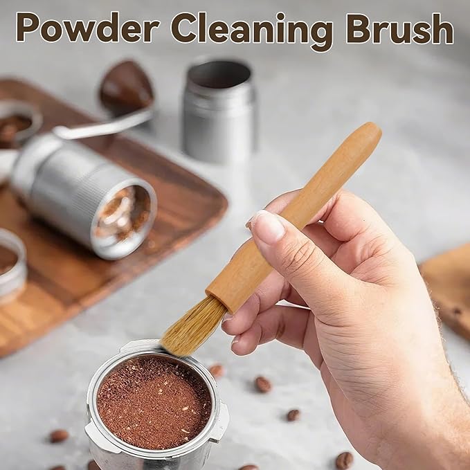 24pcs Espresso Tamper Set, Barista Tools Kit for Coffee Machine, Spring-Loaded 304 Stainless Steel Base 30lbs Coffee Calibrated Tamper Tools for Enjoying cafes Home Office hotels (51mm)