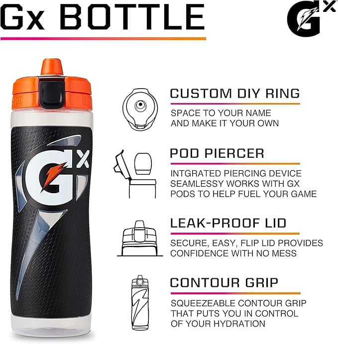 Gatorade Gx Bottle, Momentum Neon Pink