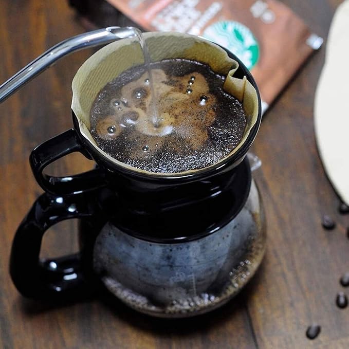 Coffee Filters, Size 04 Unbleached Cone Filters 8-12 Cup, 200 Count Disposable Natural Paper Filters, 04 Cone Filters For Pour Over and Drip Coffee Maker