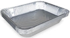 IDL Packaging Half-Size Aluminum Steam Table Pans - Medium, 13" x 11" x 2" (pack of 5) - Disposable Foil Pan for Grilling, Roasting, BBQ, Cooking, Baking, Freezing