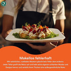 ECO SOUL Compostable 8 Inch Palm Leaf Square Plates (200 Count) Like Bamboo Plates | Biodegradable | Eco-Friendly, Microwave & Oven Safe