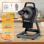 Newhai Commercial Scallion Slicer Spring Onion Chopper Electric Vegetable Cutter for Garlic Ginger Chili Potato Cucumber, 6000BPM, 200W, with 2 Back-up Blade Discs