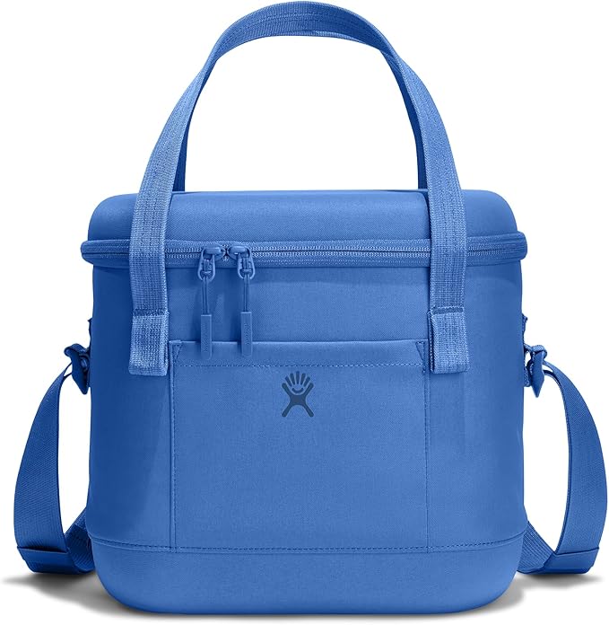 Hydro Flask Cooler Bag for Beach, Beverages and Travel - Insulated Soft Lunch Bag - 12 L Capacity in Cascade Blue