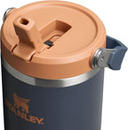 Stanley IceFlow 2.0 Flip Straw Tumbler with Handle 30 oz | Twist On Lid and Flip Up Straw | Leak Resistant Water Bottle | Insulated Stainless Steel | BPA-Free | Twilight