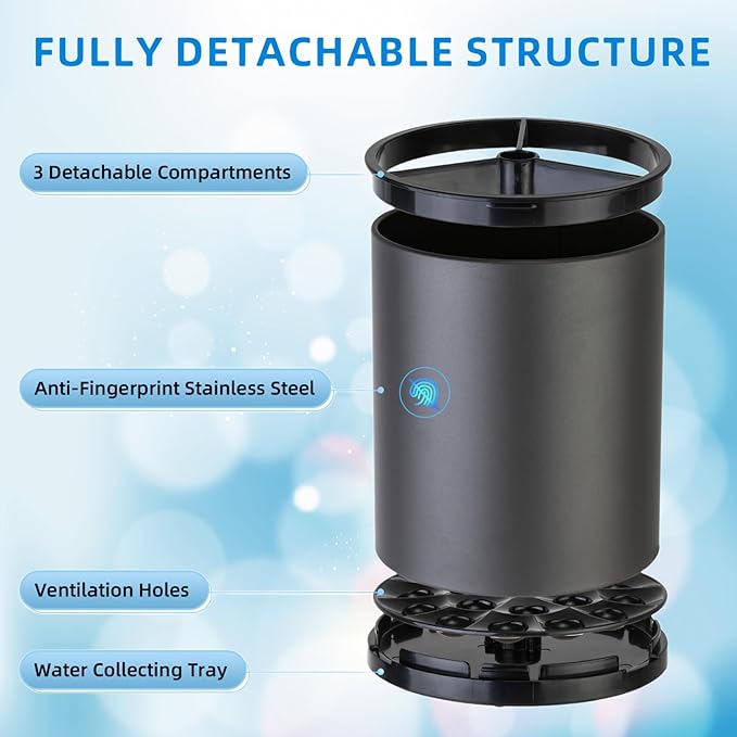 Utensil Holder,Extra Large Utensil Holder for Kitchen Counter, Silverware Organizer, Stainless Steel Storage Cooking Caddy Flatware Spoon Spatula Tool Cutlery Container(2 Set)