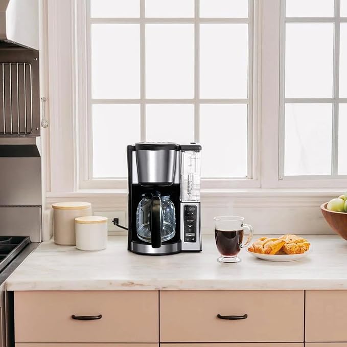 12 CUP Replacement Glass Carafe Pot ONLY Compatible with Ninja Coffee Maker CE251 CE250 CE200 CE200C CE201 CE201C series, Ninja Carafe Replacement Part No. # XGLSLID200