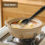 Silicone Kitchen Utensils Set, 446°F Heat Resistant Cooking Utensils Set with Slotted Turner, Tongs, Whisk, Spoons, Spatulas, Brush, Kitchen Gadgets Sets for Nonstick Cookware, Black