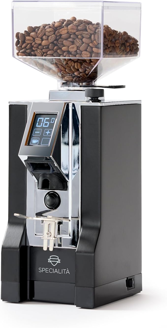 Eureka Mignon Specialita Espresso Grinder | Silent Technology | Stepless 55mm Burrs | Touchscreen | Black