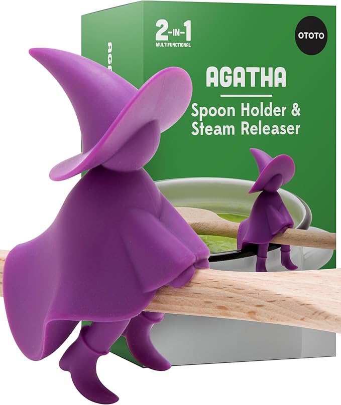 Funny Spoon Holder by OTOTO - Spoon Rest for Stove Top - Cooking Gadgets, Cooking Gifts, Cool Kitchen Gadgets, Cool Gifts, Cute Kitchen Accessories
