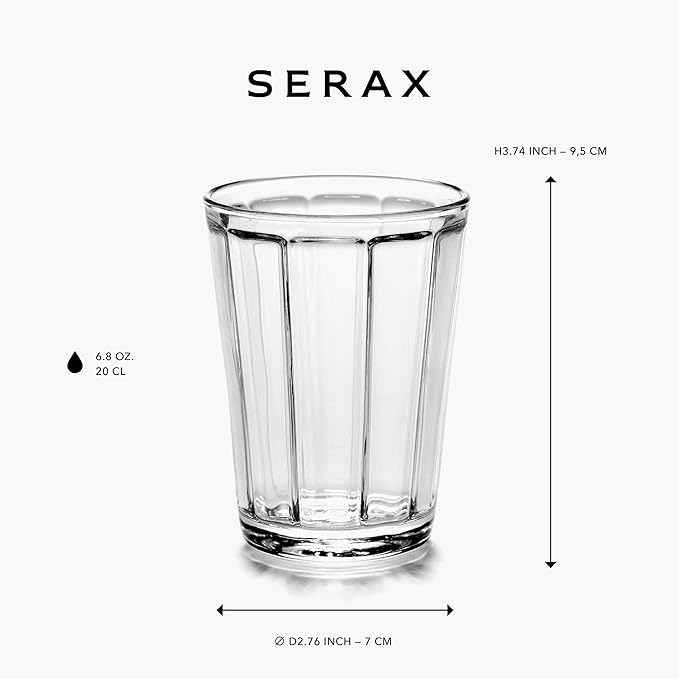 Medium Whiskey Glasses Drinking Set | Surface glassware by Sergio Herman (Medium)