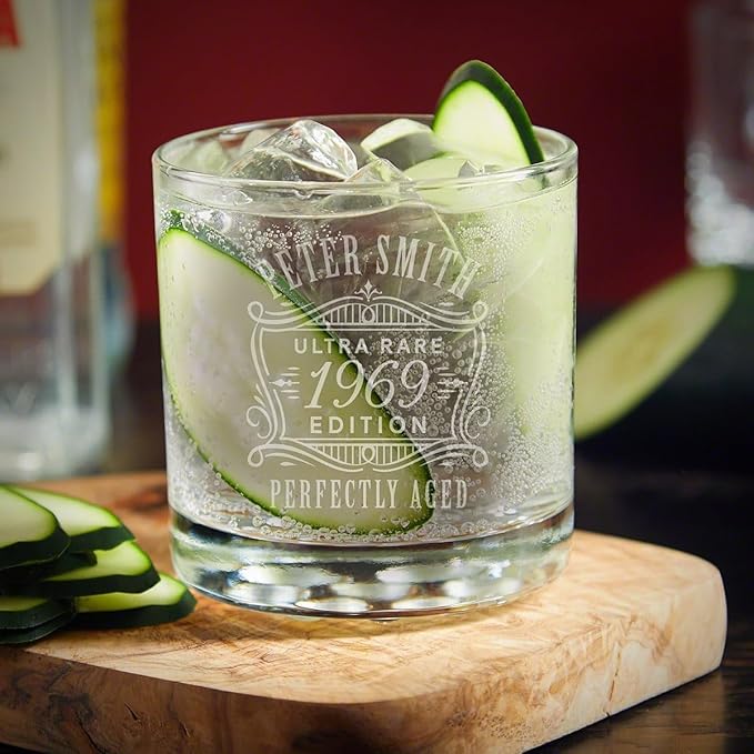 Custom Gin and Tonic Glasses Personalized Cocktail Glass