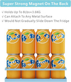 Magnetic Spice Rack For Refrigerator - Fridge Shelf Organizer, Blue 4 Pack With Magnetic Paper Towel Holder