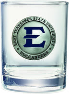 Heritage Pewter Eastern Tennessee State Double Old Fashion | Double Rocks Glass 14 OZ for Liquor | Expertly Crafted Pewter Glass