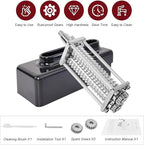 Meat Tenderizer Attachment for Kitchenaid, Updated Stainless Steel Gear Meat Tenderizer Machine, Compatible with All KitchenAid and Cuisinart Home Stand Mixers, for Tenderizing Beef/Pork/Lamb/Venison