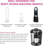 12 Pack Keurig Compatible Water Filters Replacement by Possiave - Charcoal Water Filters for Keurig - Fit Keurig 2.0 and 1.0 Classic Coffee Makers