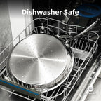 DELUXE Hybrid Ceramic Nonstick Griddle Pan,12-Inch,Stay-Cool Handle,Dishwasher&Oven Safe,Induction-Ready,PFOA Free Compatible with All Cooktops