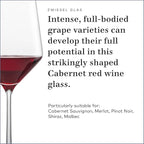 ZWIESEL GLAS Pure Cabernet Red Wine Glass (Set of 6), Graceful Wine Glasses for Red Wine, Dishwasher-Safe Tritan Crystal Glasses, Made in Germany (18 Ounce)