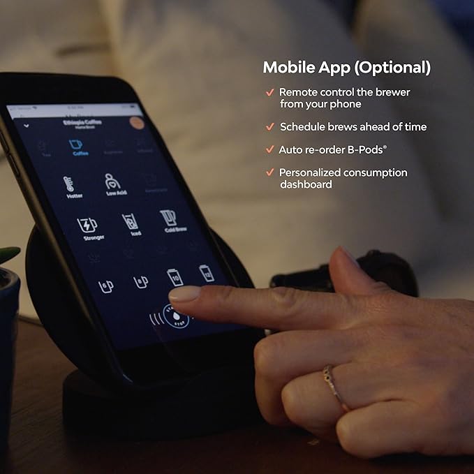 BRUVI The Bundle | Single-Serve Coffee System | Includes 20 Coffee and Espresso B-Pods Coffee Brewer