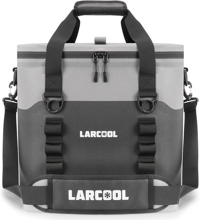 Soft Cooler Bag 24 Can Ultra-Tough Small Cooler, Insulated Soft Sided Cooler Bag, Portable Small Ice Chest with Shoulder Strap, Waterproof Cooler Bag for Camping, Beach, Picnic, Car, Fishing