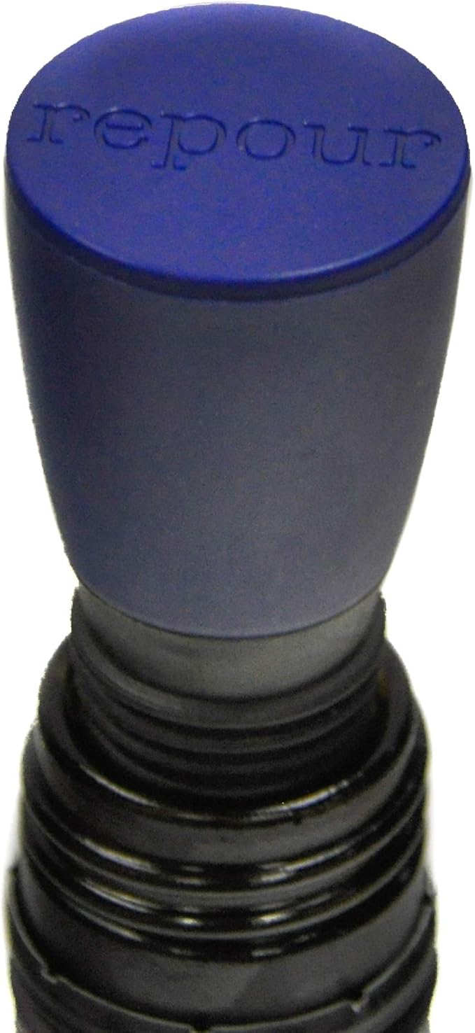 Wine Saver - Wine Preserver and Stopper - Removes Harmful Oxygen from your Wine Simply and Effectively - Indigo Blue 4 Pack
