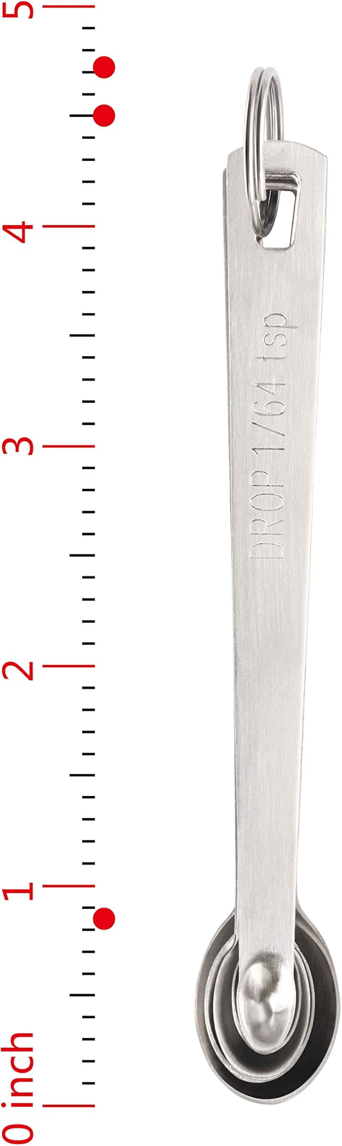 New Star Foodservice 42924 Stainless Steel Measuring Spoons Set, Mini