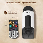 CHULUX Mini Espresso Pod Machine for NS Original Capsule, 20 Bar Single Serve Expresso Coffee Maker, 1400W