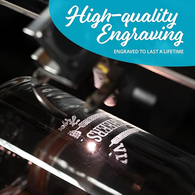 On The Rox Drinks 4 Piece Glass Set Engraved with B-Monogram, 11-Ounce