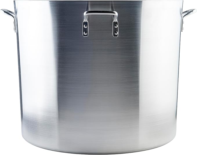 Winco 6.0mm Aluminum Stock Pot, 140-Quart