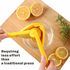 Lime Squeezer, Manual Leverage Effortless Hand Juicer, Easy Squeeze Fold Flat Lemon Juicer, Lemon Press Squeezer with Sideways Pivot to Increase Leverage Easy to Use for Lemons, Lime, Citrus (Green)