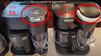 12 Cups Coffee Pot Replacement ONLY Compatible for KEURIG K-DUO 12 Cups Coffee Machine 5100 Model (Not compatible with Keurig other coffee makers)