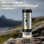 Portable Espresso Machine,3-in-1Portable Coffee Maker,20 Bar Mini Espresso Machine,Self-Heating Travel Coffee Maker Compatible with NS, DG Pods & Ground Coffee, for Camping Hiking,Office,RV