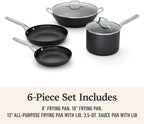Calphalon® Hard-Anodized Nonstick 6-Piece Cookware Set
