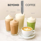 Zulay Kitchen FrothMate Powerful Milk Frother Portable & Compact Handheld Foam Maker Lattes, Cappuccinos (Gray, Froth Mate)