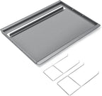 Hisencn 25.6" x 16.7" Griddle for Gas Grill, Cast Iron Griddle FlatTop Insert for Nexgrill, Weber, Charbroil, Pit Boss, Traeger, Camp Chef and more Grill, Griddle for Outdoor Gas & Charcoal Grills