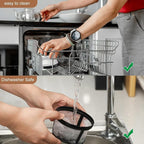 Maxdot 4 Packs Reusable Coffee Filters for Mr. Coffee 4-5 Cup Replacement Nylon Mesh with Handle 2.8 x 3.1 x 2 Reusable Filter Basket Fits Most Coffeemakers and Brewers Universal