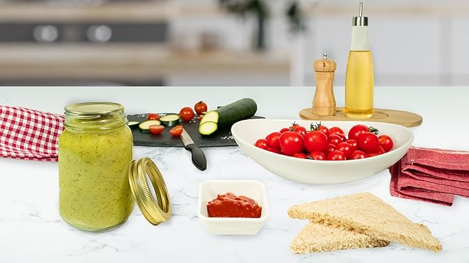 Regular Mouth Canning Lids - 160 PCS 70mm Lids for Regular Mouth Home Canning Jars. Premium Lids with Airtight Seal and Leak proof - Use for Home Canning & Food Storage (Band not included)