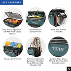 Titan by Arctic Zone 30 Can Zipperless Soft Cooler with HardBody Liner