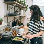 JOGREFUL Cookbook Stand, Cast Iron Heavy-Duty Recipe Book Holder, Kitchen Vintage Recipe Book Holder, Reading Rest Holder for Easel/Counter/Books/Magazine/iPad/Bible, Classic White
