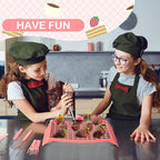 Umigy Electric Melting Chocolate Pot Gift Set Mini Fondue Fountain Pot Kit Chocolate Melting with DIY Mold and Accessories for Candy Christmas Milk Cheese Candy Home(Pink)