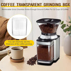 DBM-8GC Coffee Grind Chamber With Top Lid for Cuisinart DBM-8P1- Removable Grind Chamber Holds Enough Ground Coffee for 32 Cups Of Coffee Food Processor Replacement Parts