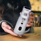 BLACK RAIN Pepper Mill Grinder, Adjustable Coarseness, Rechargeable Pepper Grinder with LED Light, Heavy Duty Professional Grade Electric Peppercorn Grinder (Brushed Silver)
