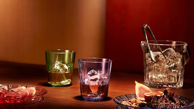 SCANDINOVIA - 13oz Unbreakable Premium Drinking Glasses Set of 6 - Made in Japan - Super Grade Acrylic Plastic - Perfect for Gifts - Dishwasher Safe - Cups Reusable Drinkware Tumblers Kids