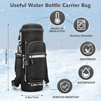 Portable Blender with Insulated Carrying Case & Recipe Book-20 OZ USB-C Rechargeable Personal Juicer for Smoothies & Protein Drinks, Mini Small Blender Cup with 6 Blades for Shakes, Travel Lid