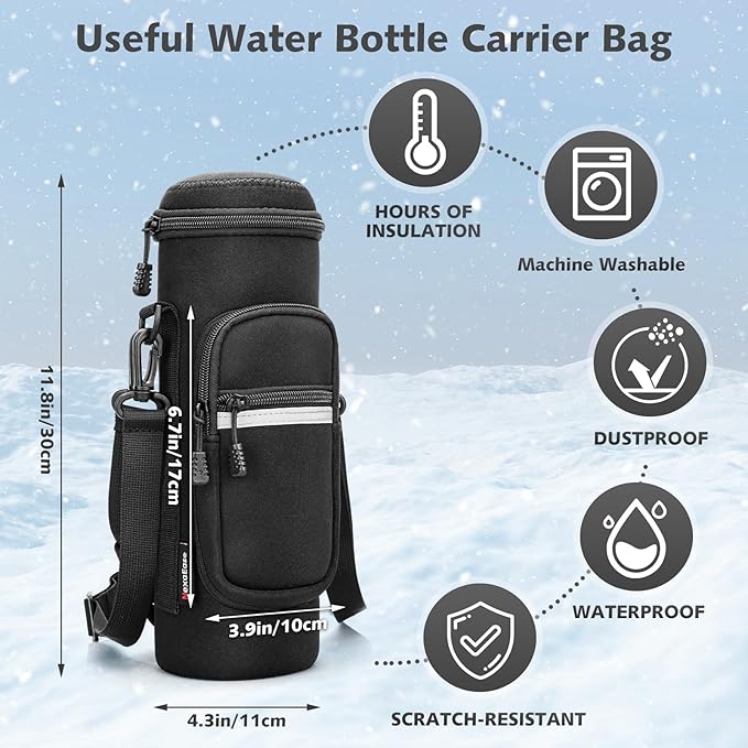 Portable Blender with Insulated Carrying Case & Recipe Book-20 OZ USB-C Rechargeable Personal Juicer for Smoothies & Protein Drinks, Mini Small Blender Cup with 6 Blades for Shakes, Travel Lid