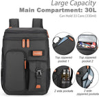 Insulated Cooler Backpack,33/45 Cans Multifunctional Double Deck Leakproof Cooler Bag with Sternum Strap,Large Capacity Lightweight Travel Camping Beach Backpack