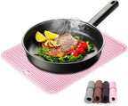 Silicone Trivet Mat Extra Large Heat Resistant Non-Slip Pot Holder Multi Purpose Kitchen Hot Pad for Hot Dish Mat Utensil Drying Rack 14.2"×11 "