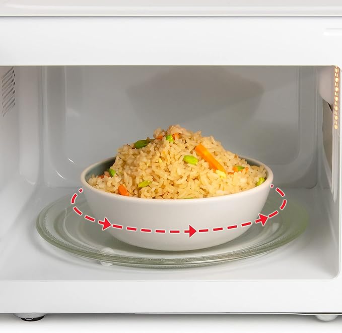 Nostalgia Retro Compact Countertop Microwave Oven, 0.7 Cu. Ft. 700-Watts with LED Digital Display, Child Lock, Easy Clean Interior, Aqua