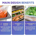 APQ Steam Table Pan Liners 24 x 17 for 1/2 Pan, Disposable Polyethylene Steam Pot Liners Pack of 250, Clear Cooking Liners 24x17, Durable Steam Bags Steamtable pan Liners for Caterers, Restaurants